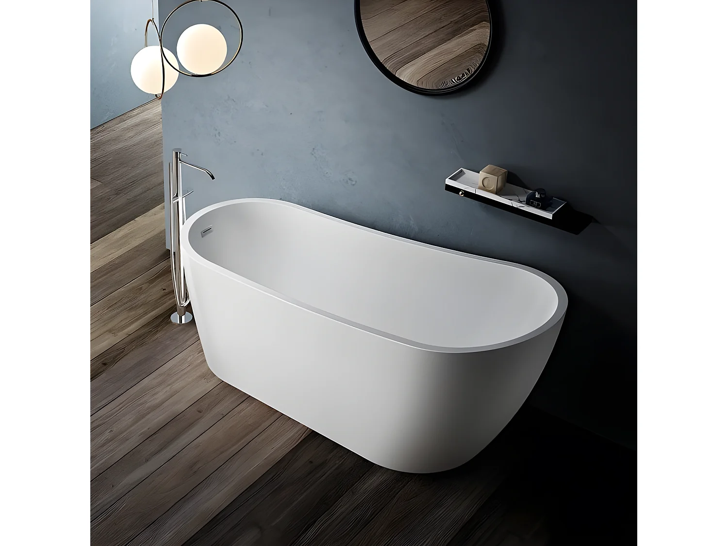 Freistehende Badewanne SUTTON 152 cm