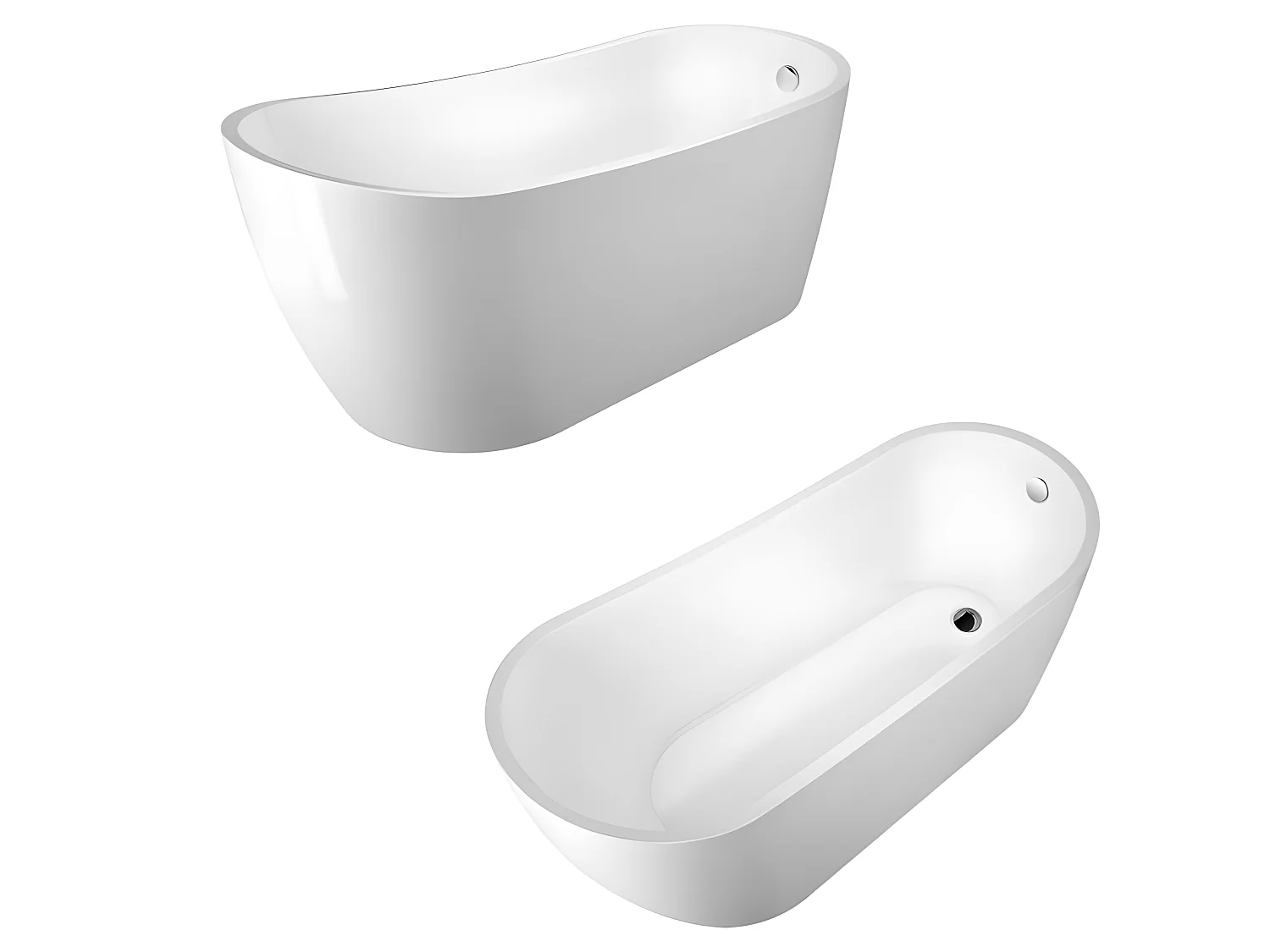 Freistehende Badewanne SUTTON 152 cm