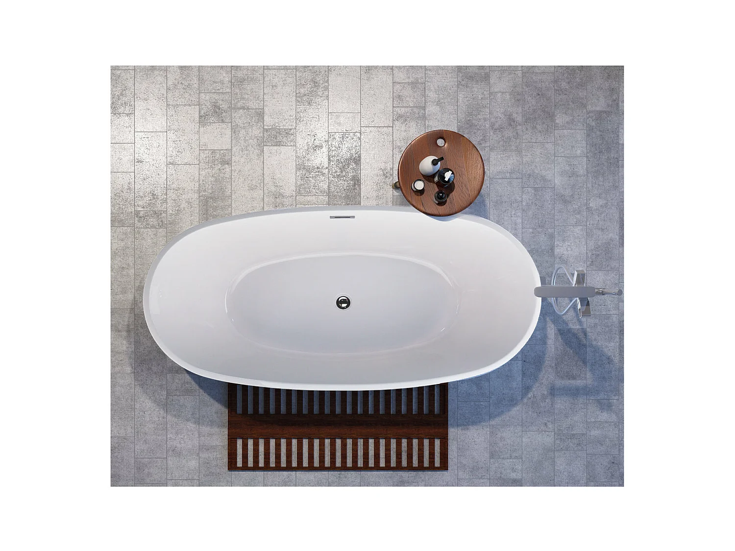 Bañera exenta DENVER  170 cm