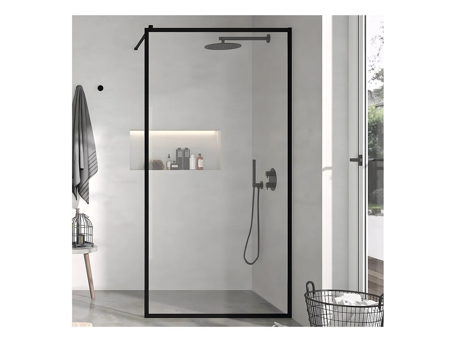 Panel fijo de ducha 120 cm FRESH PERIMETRAL