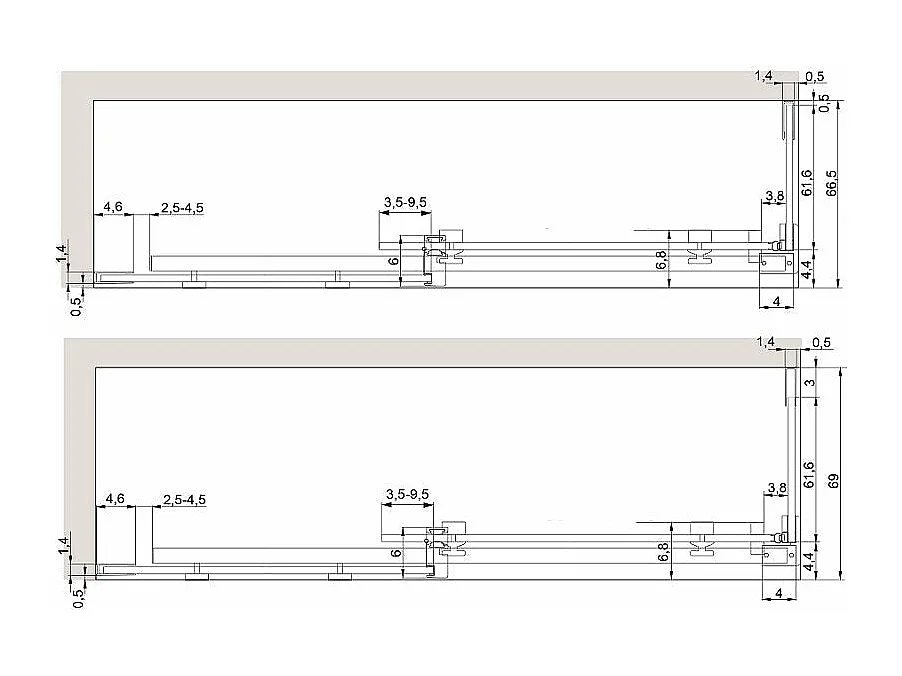 Porta doccia fissa + porta scorrevole LUNA vetro serigrafato 155 cm