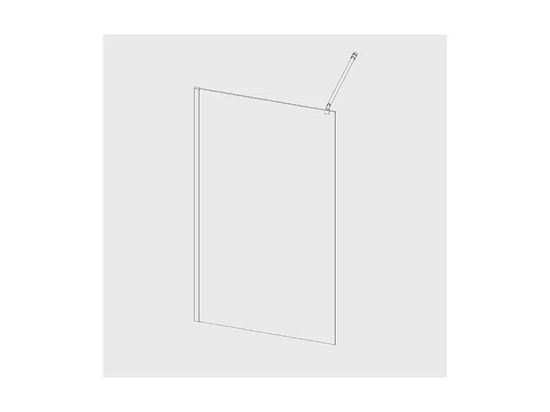 Panel fijo de ducha 90 cm FRESH Oro rosa