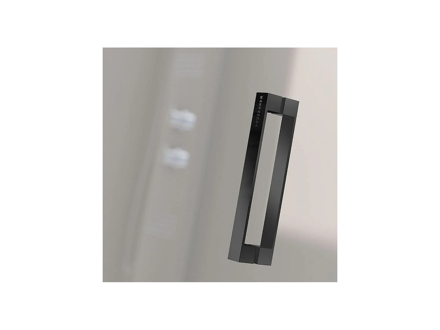 Frontal de ducha + Puerta Corredera 130 cm GLASÉ perfil Negro mate Pared lateral: 76 - 79 cm