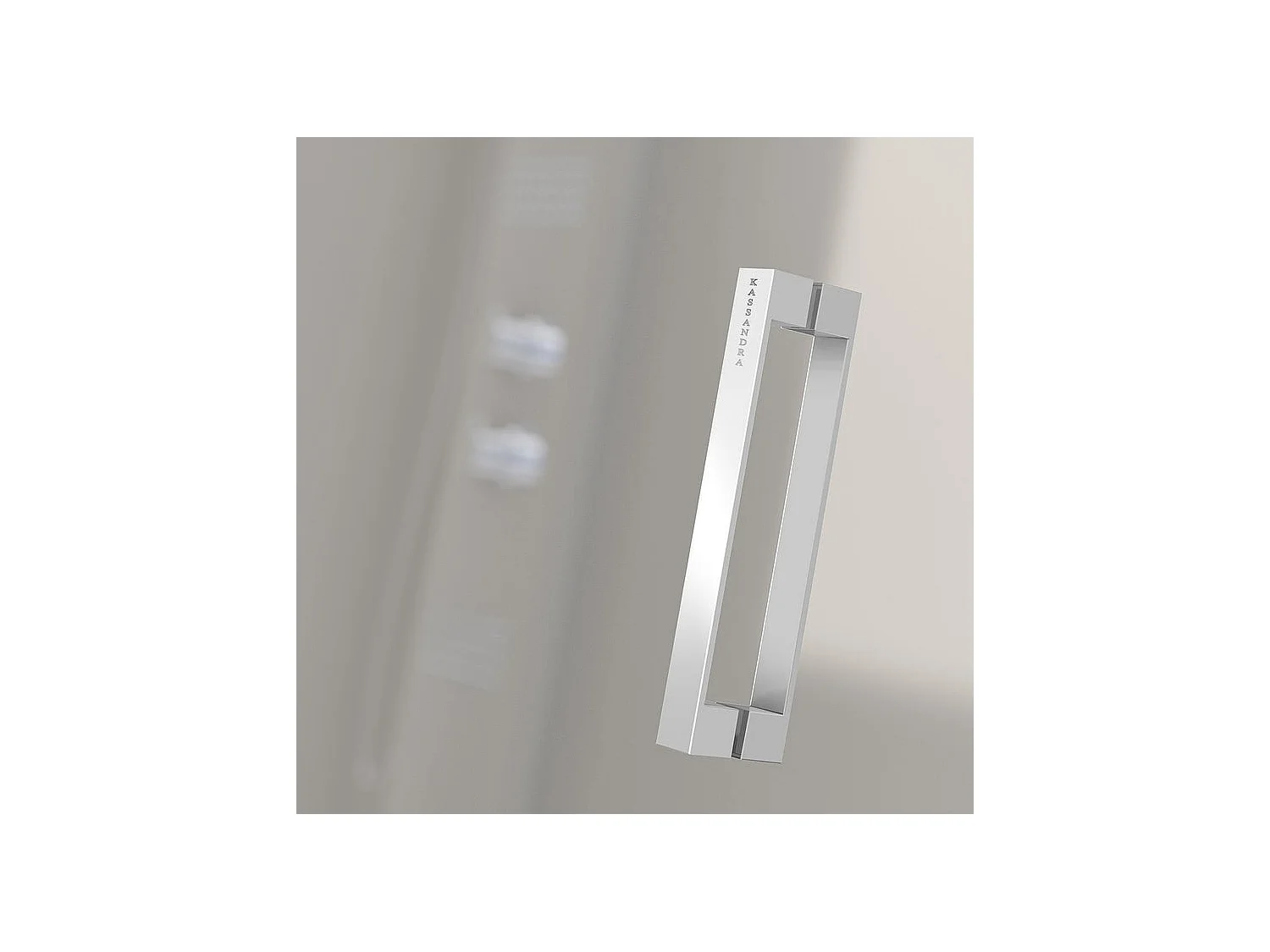 Frontal de ducha + Puerta Corredera 140 cm GLASÉ perfil Blanco Pared lateral: 76 - 79 cm