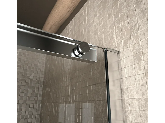 Frontal de ducha + Puerta Corredera 110 cm LUNA