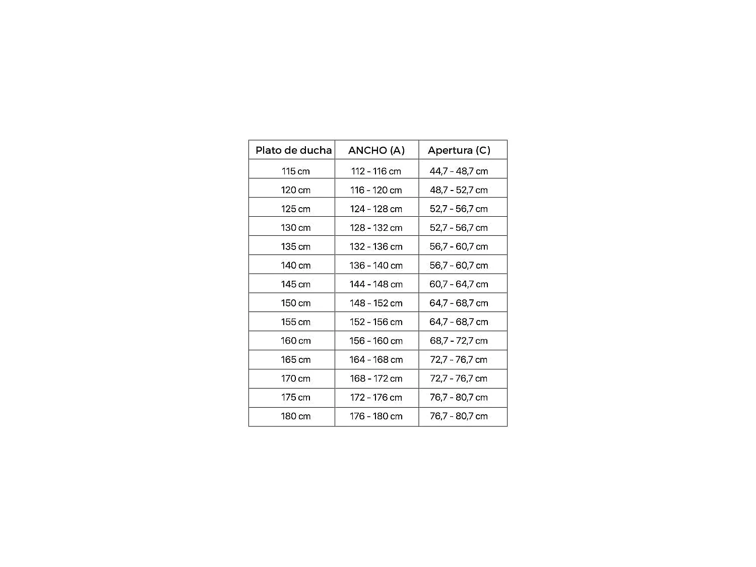 Frontal de ducha + Puerta Corredera 150 cm GLASÉ perfil Blanco Pared lateral: 76 - 79 cm