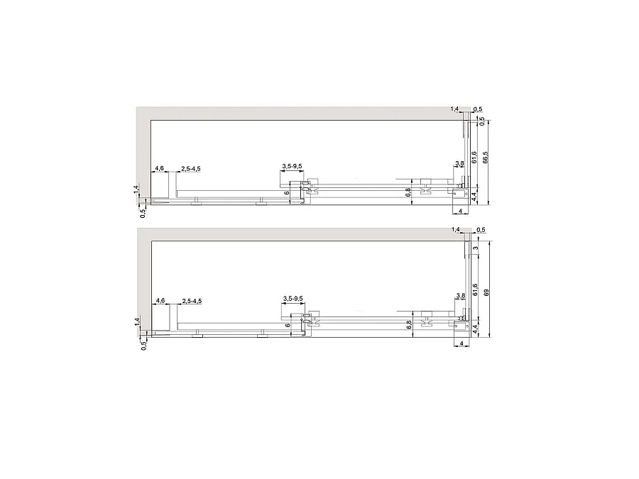 Porta doccia fissa + porta scorrevole LUNA vetro serigrafato 165 cm
