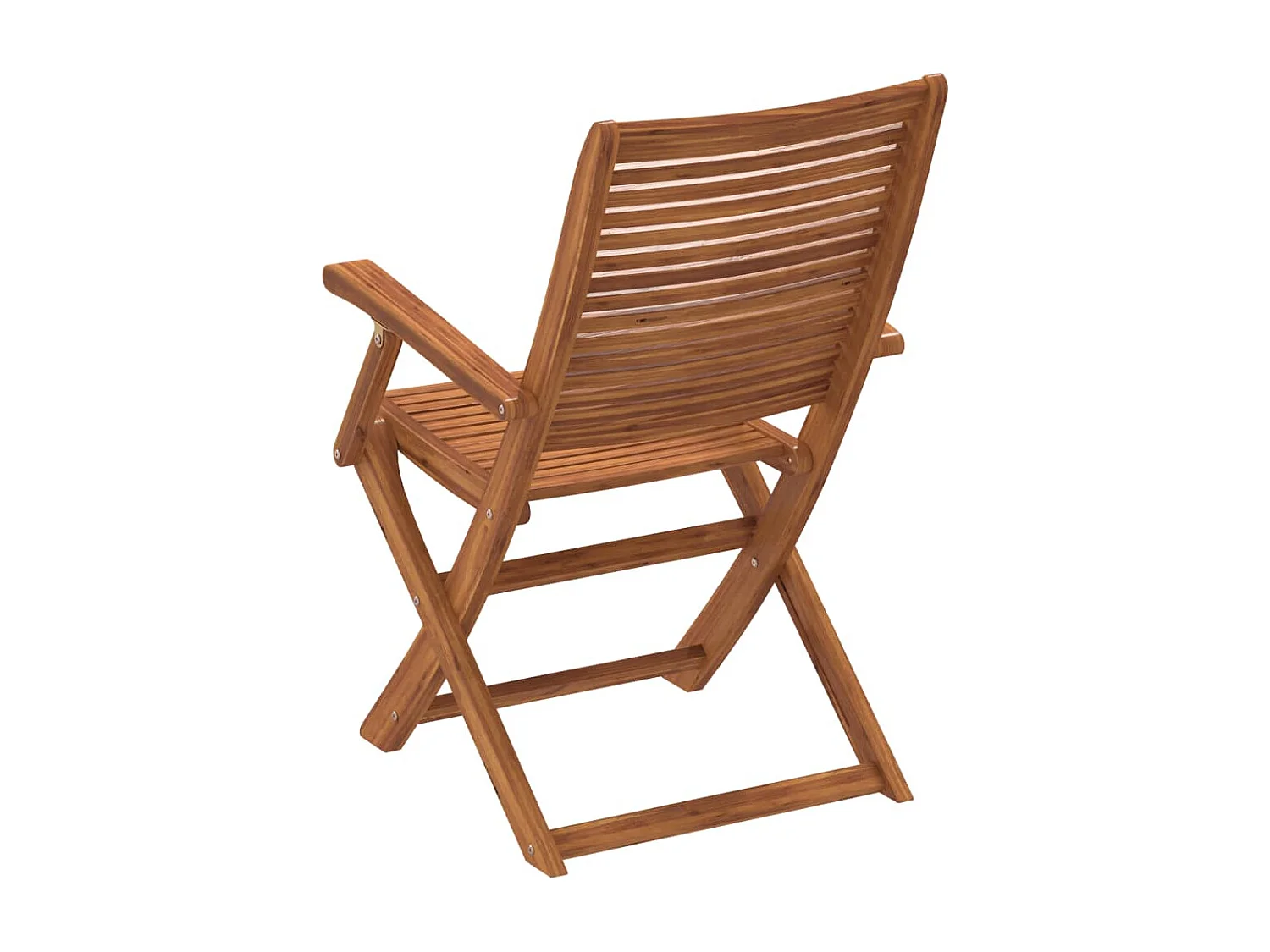 Chaises pliantes de jardin avec accoudoir lot de 2