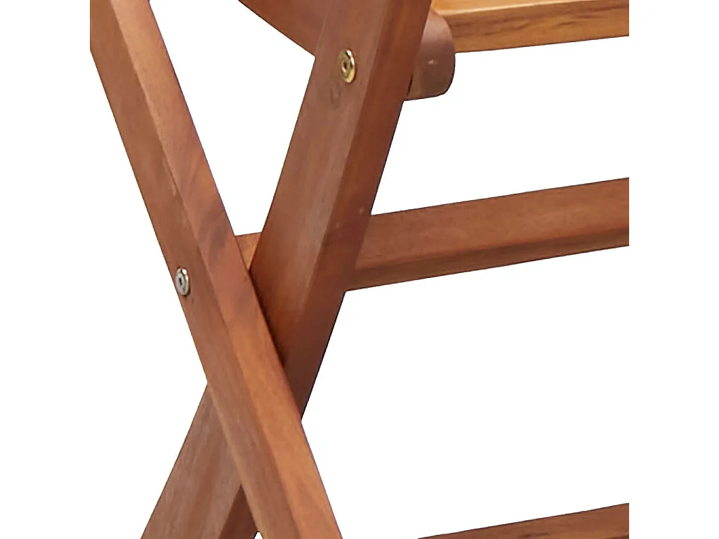 Sillas jardín reclinables 6 unidades madera maciza acacia 51x66x95cm