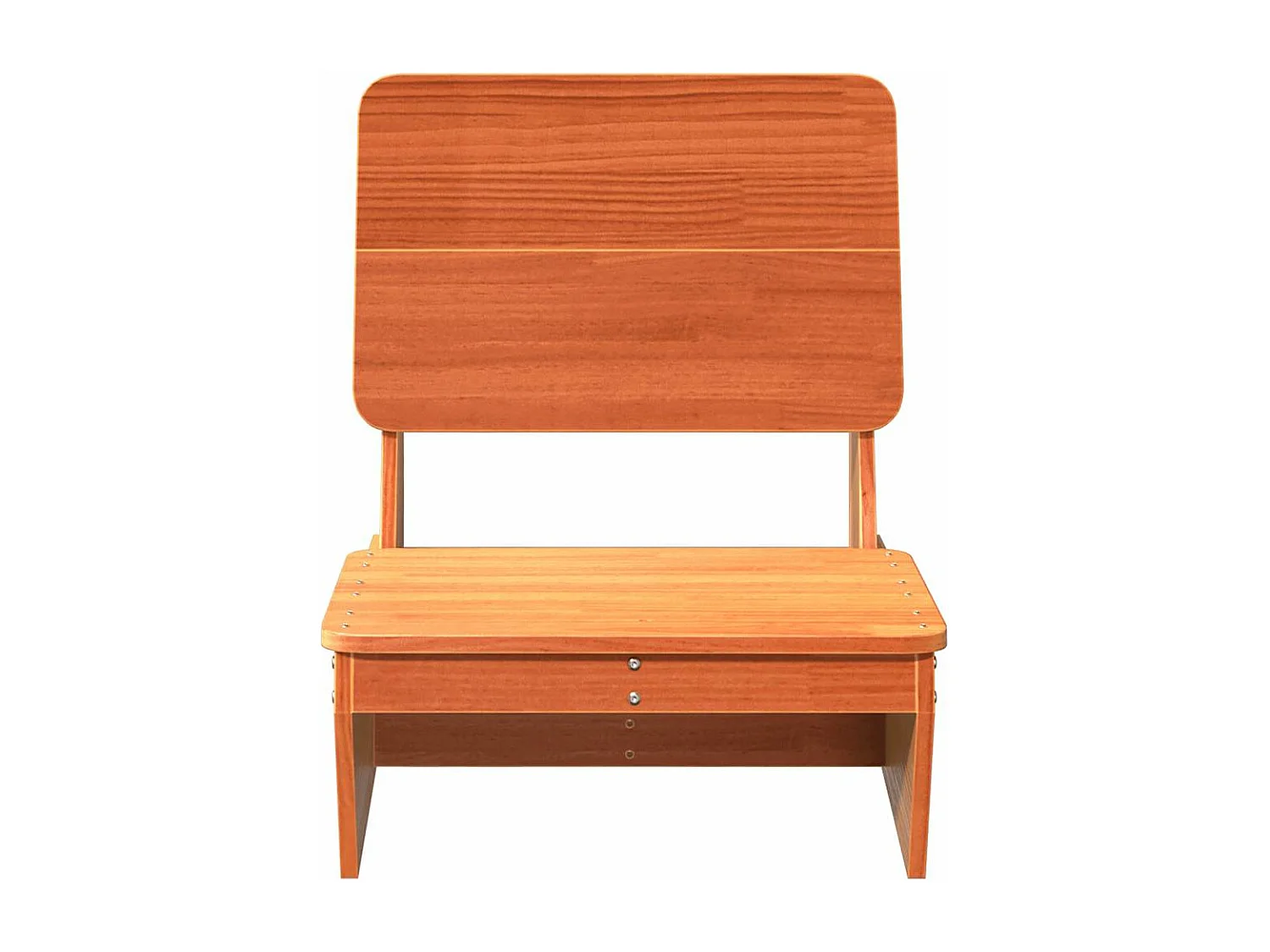 Tuinstoelen 2 st 60x64x70,5 cm massief grenenhout wasbruin