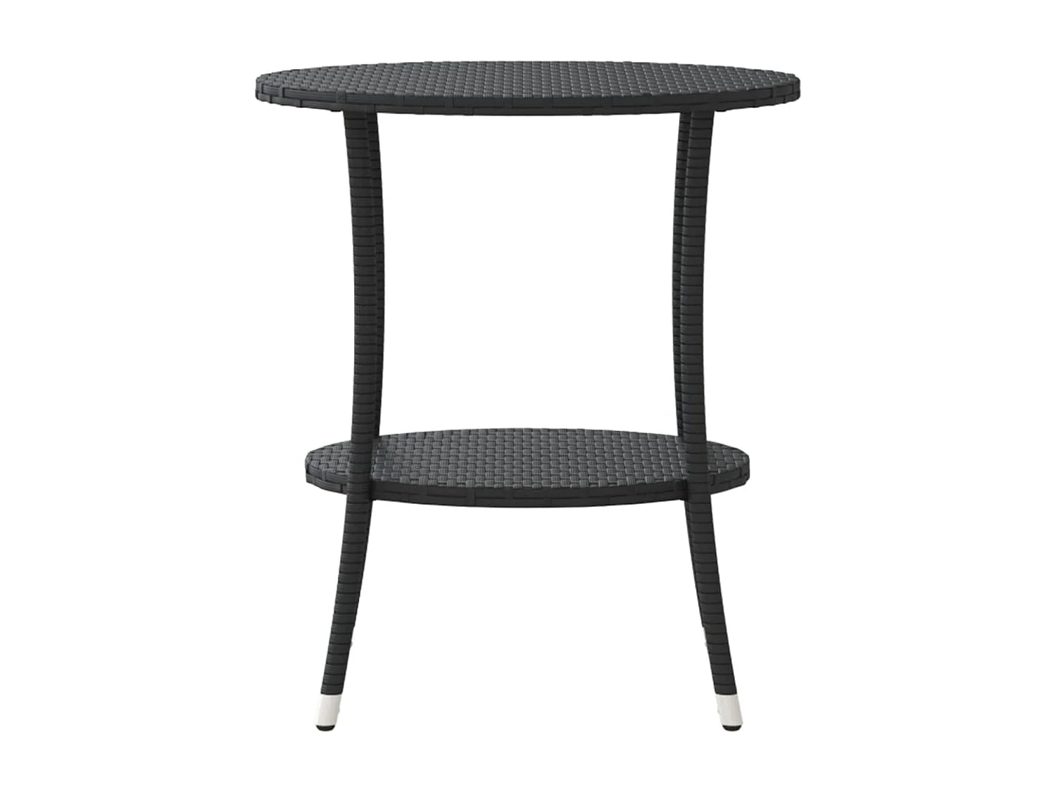 Chaises inclinables de jardin lot de 2 et table résine tressée