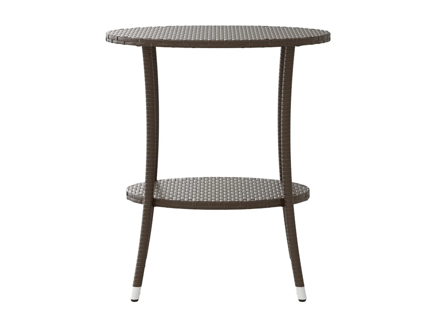 Chaises de jardin inclinables lot de 2 et table résine tressée