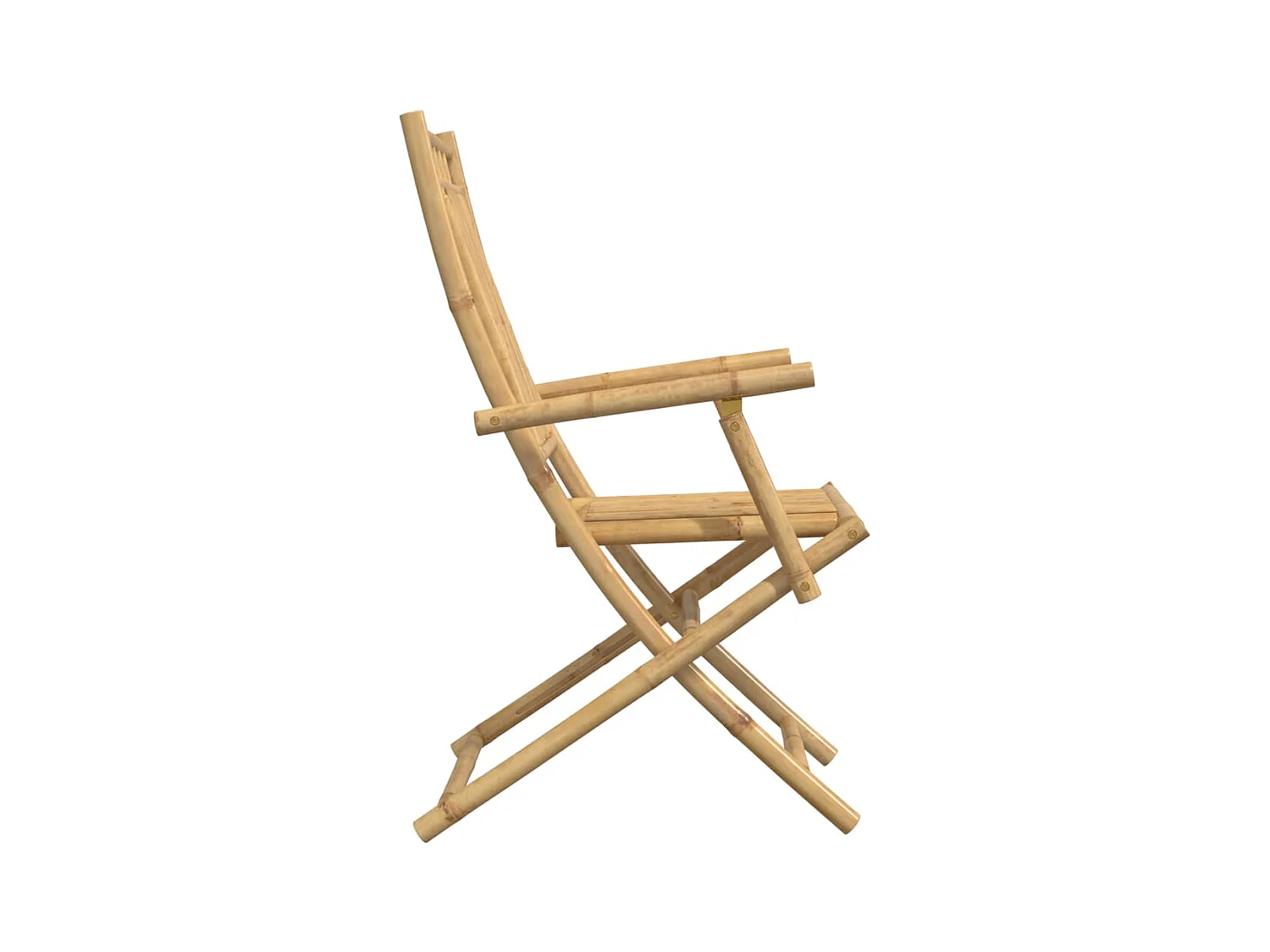 Chaises pliables de jardin lot de 2 53x66x99 cm bambou