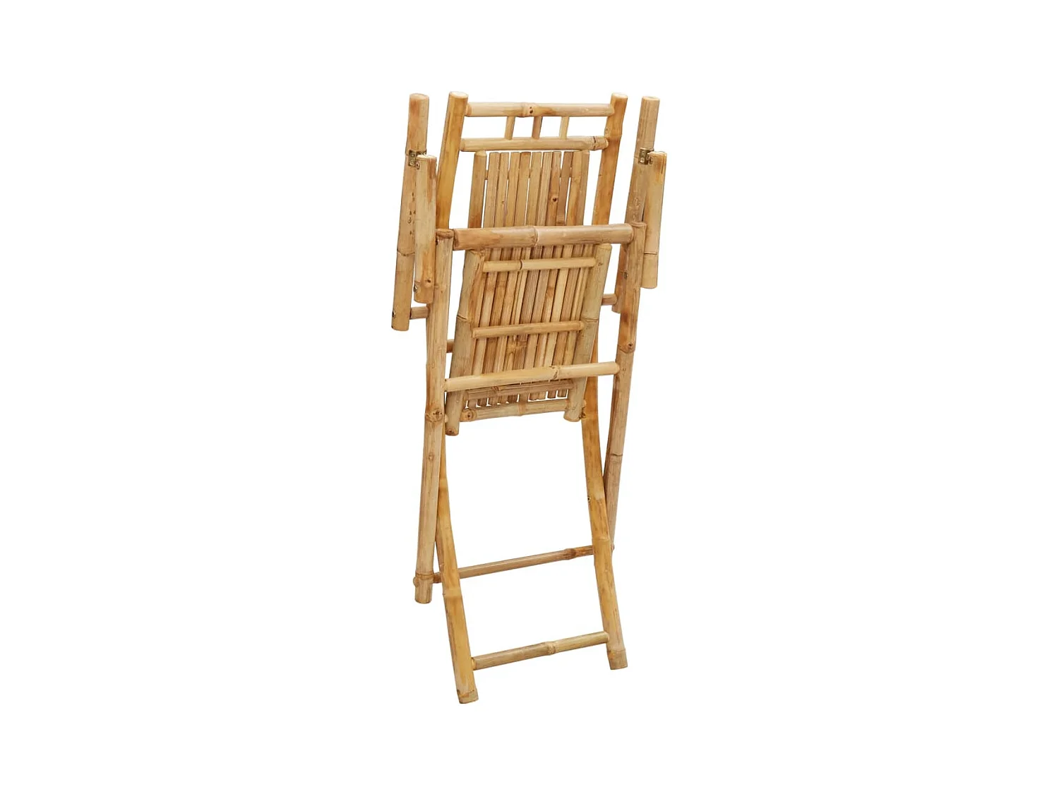 Chaises pliables de jardin lot de 2 53x66x99 cm bambou