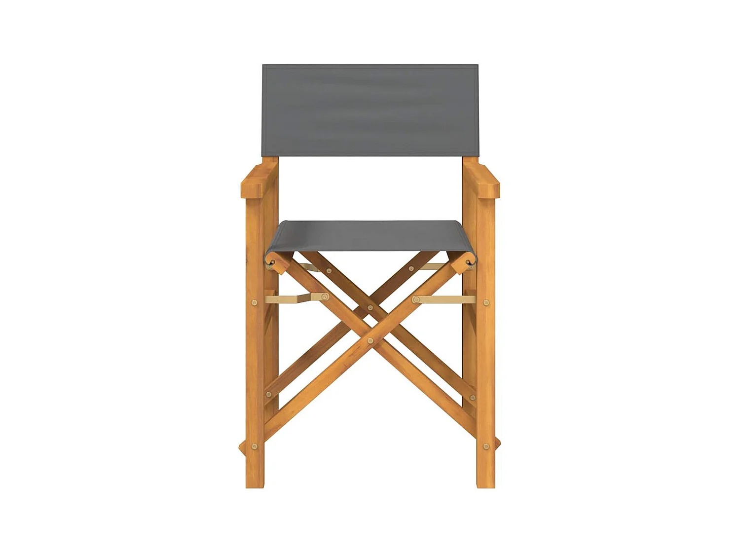 Chaises de metteur en scène pliantes lot de 2 Bois teck massif