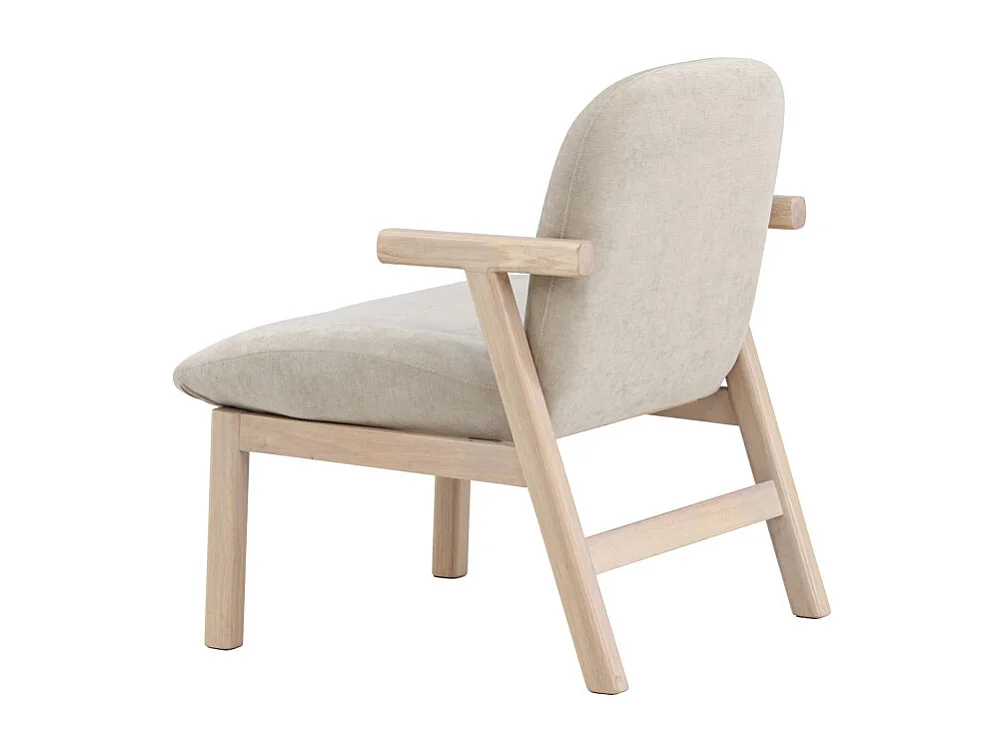 Rile Sessel beige, whitewash.