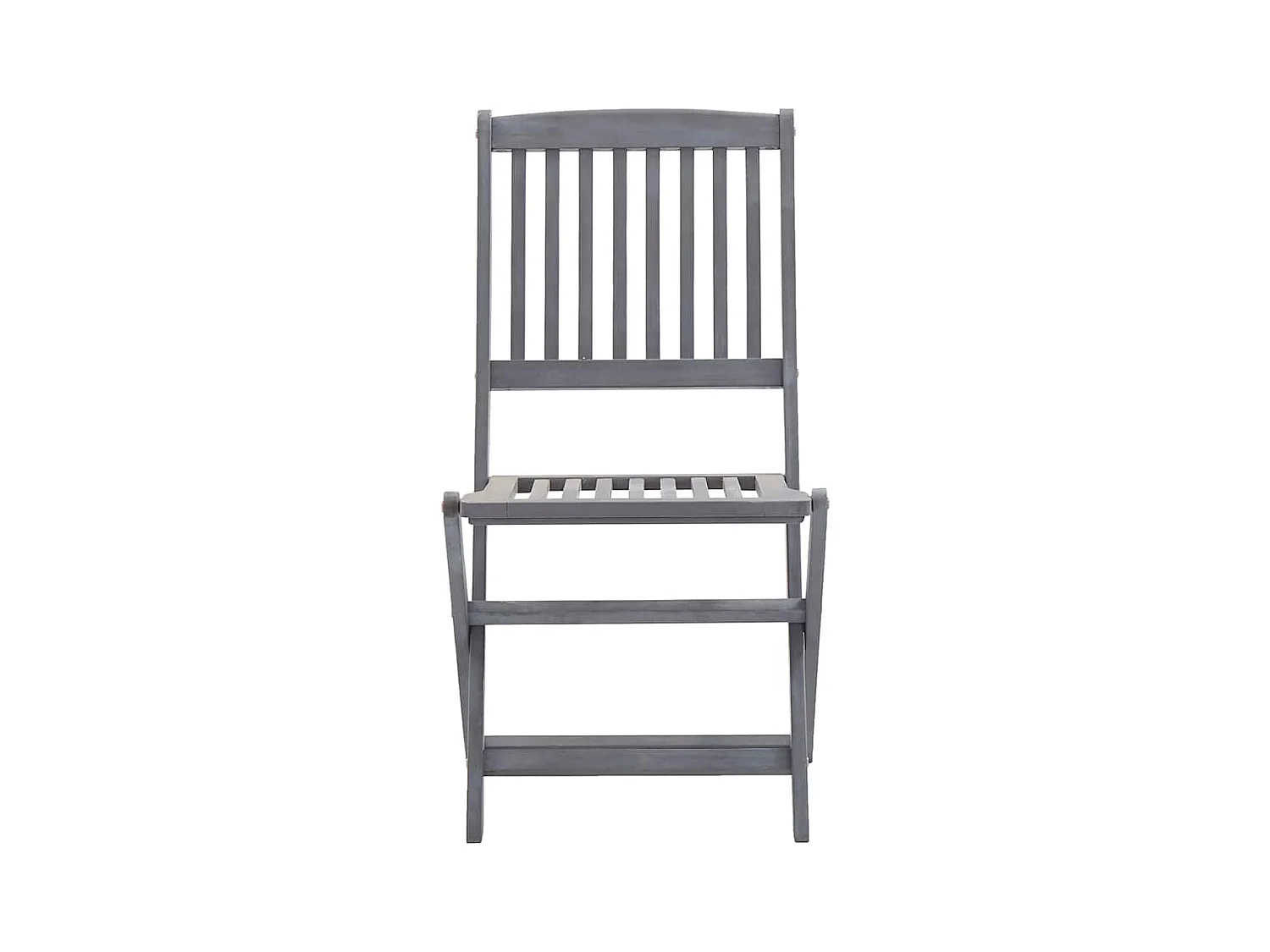 Chaises pliables d'extérieur 4 pièces avec coussins Bois d'acacia