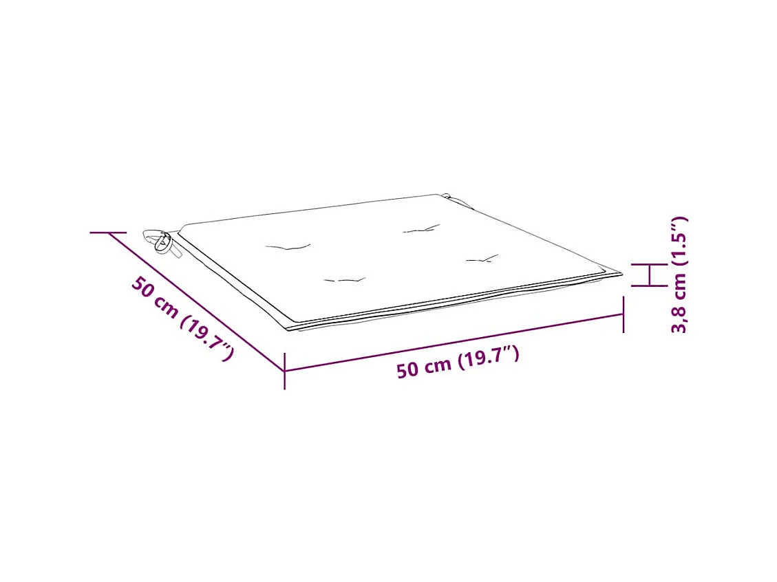 Chaise à bascule avec coussin noir Bois de teck solide