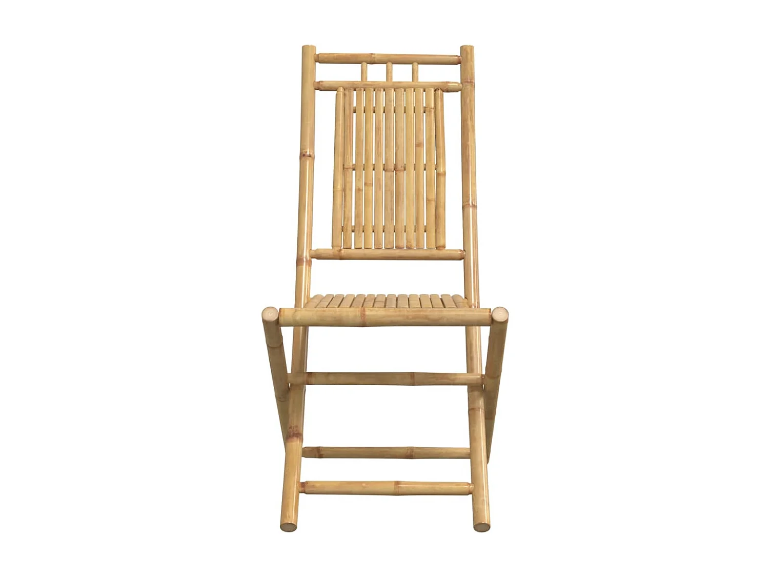 Chaises pliables de jardin lot de 4 46x66x99 cm bambou