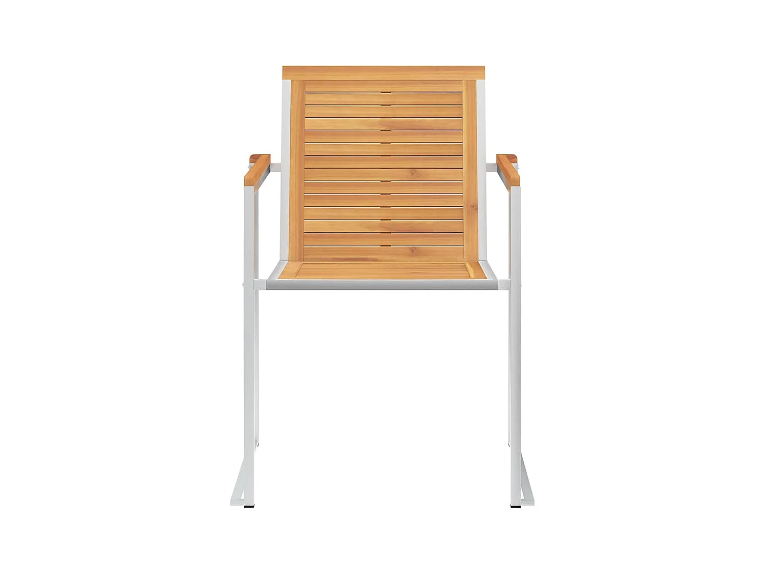 Tuinstoelen 4 st met kussens massief teakhout