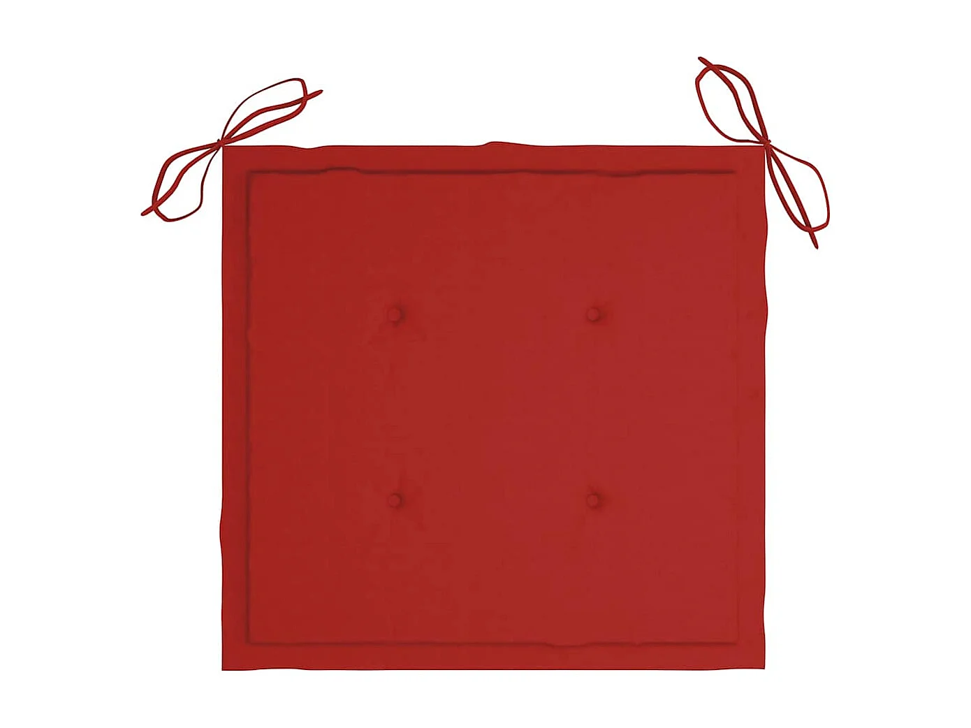 Chaises de jardin 4 pièces avec coussins Bois de teck massif