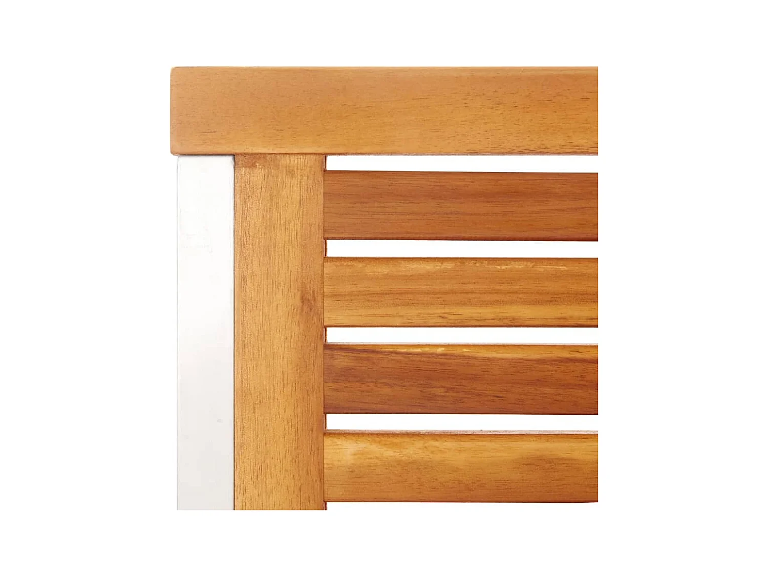 Sillas de jardín 4 unidades madera maciza acacia y acero inoxidable