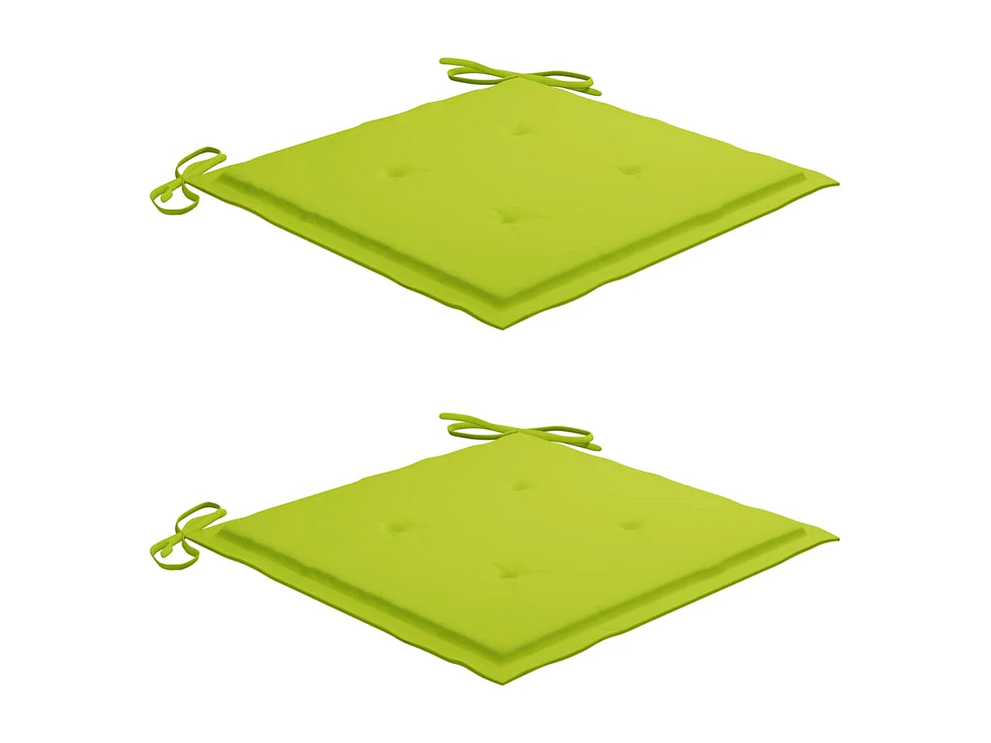 Chaises de jardin avec coussins 2 pièces Bois d'acacia massif