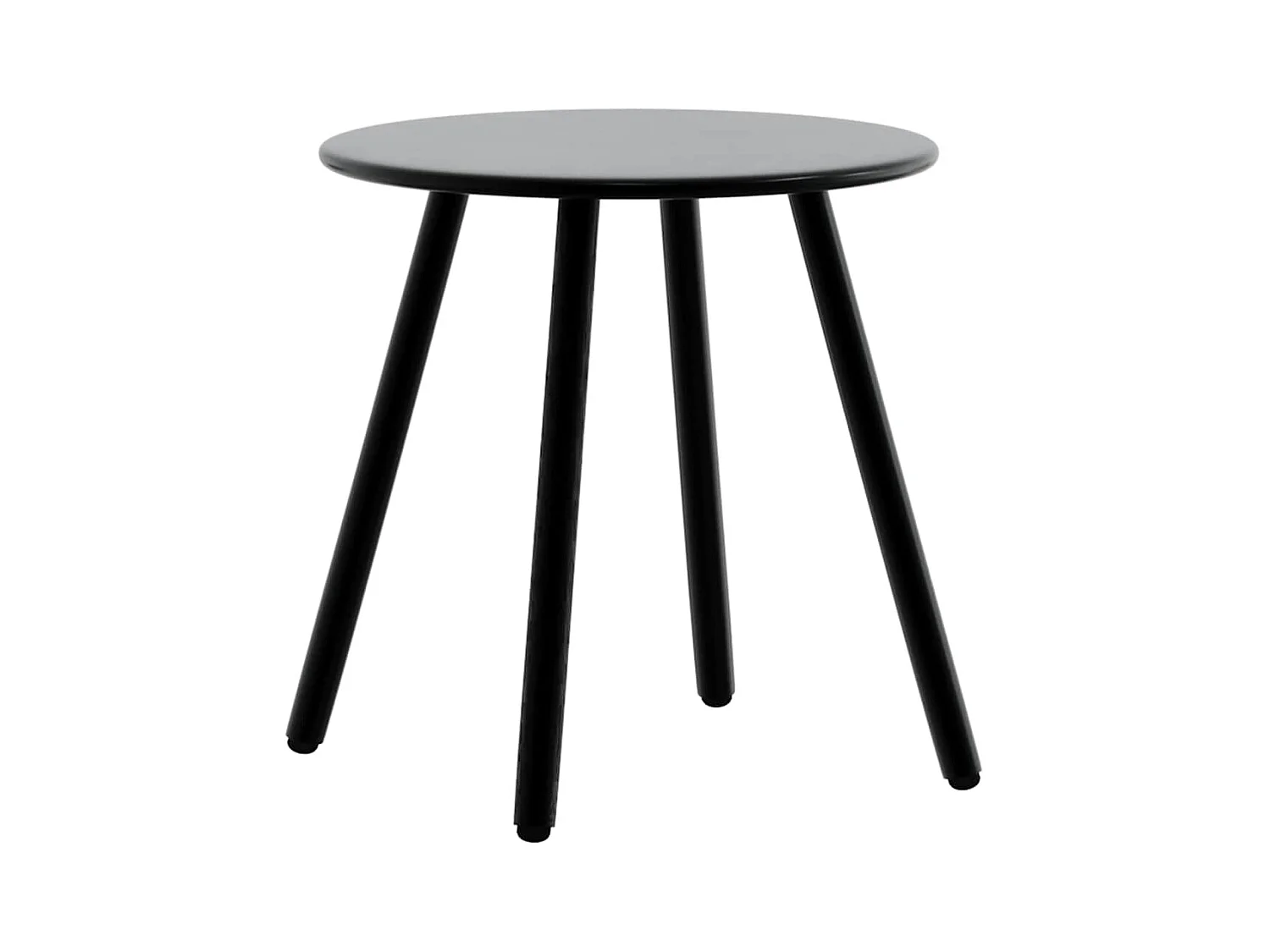 Lot de 3 Chaise de jardin noir et blanc résine tressée