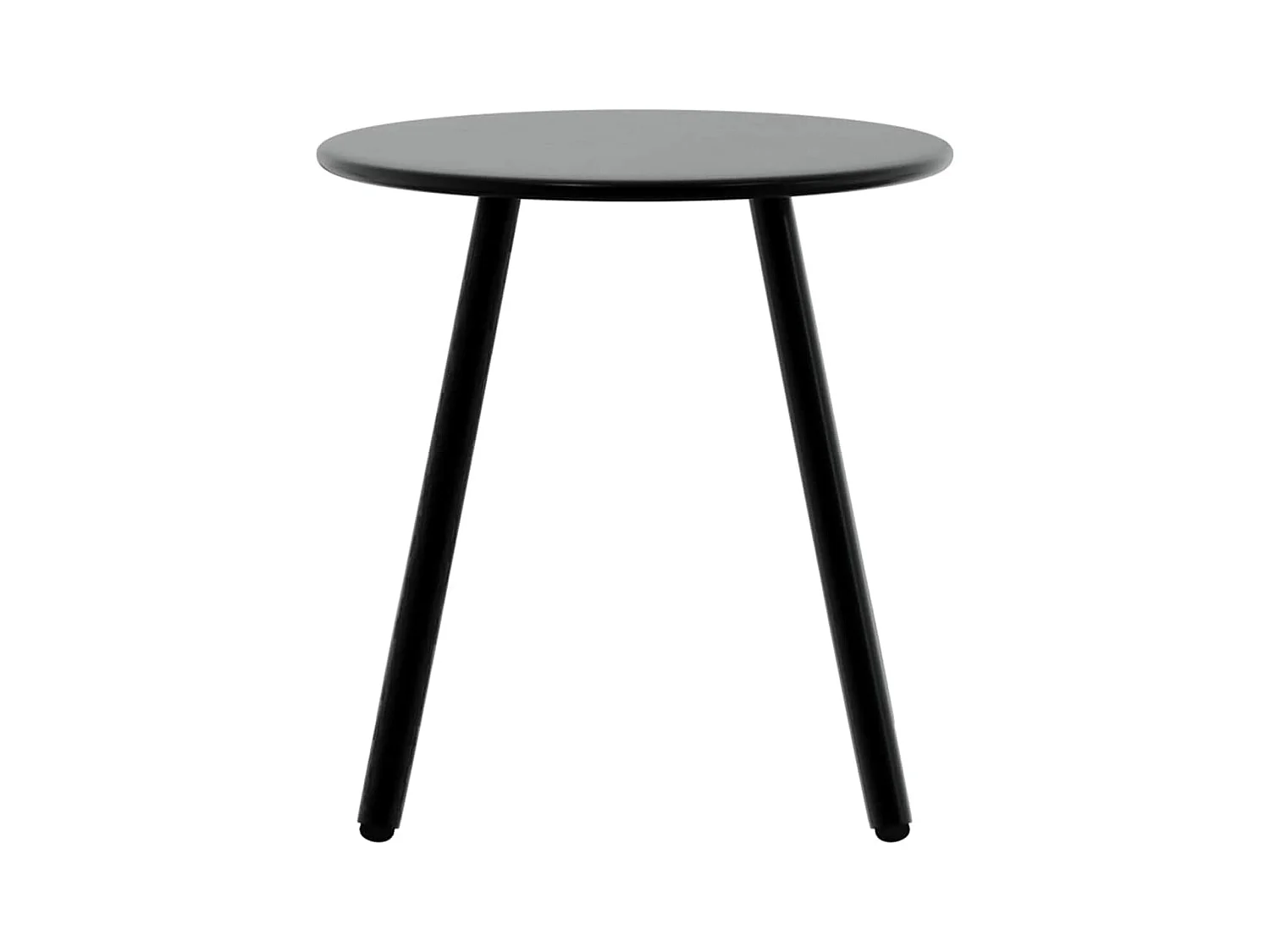 Lot de 3 Chaise de jardin noir et blanc résine tressée
