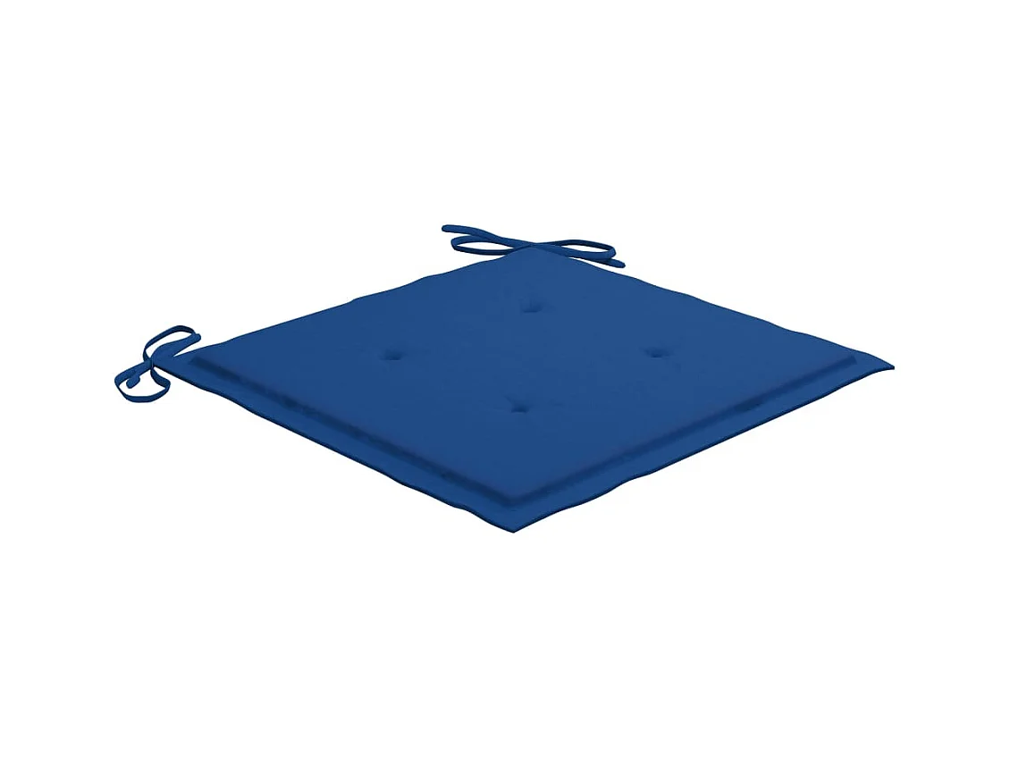 Tuinstoelen 6 st met kussens massief teakhout