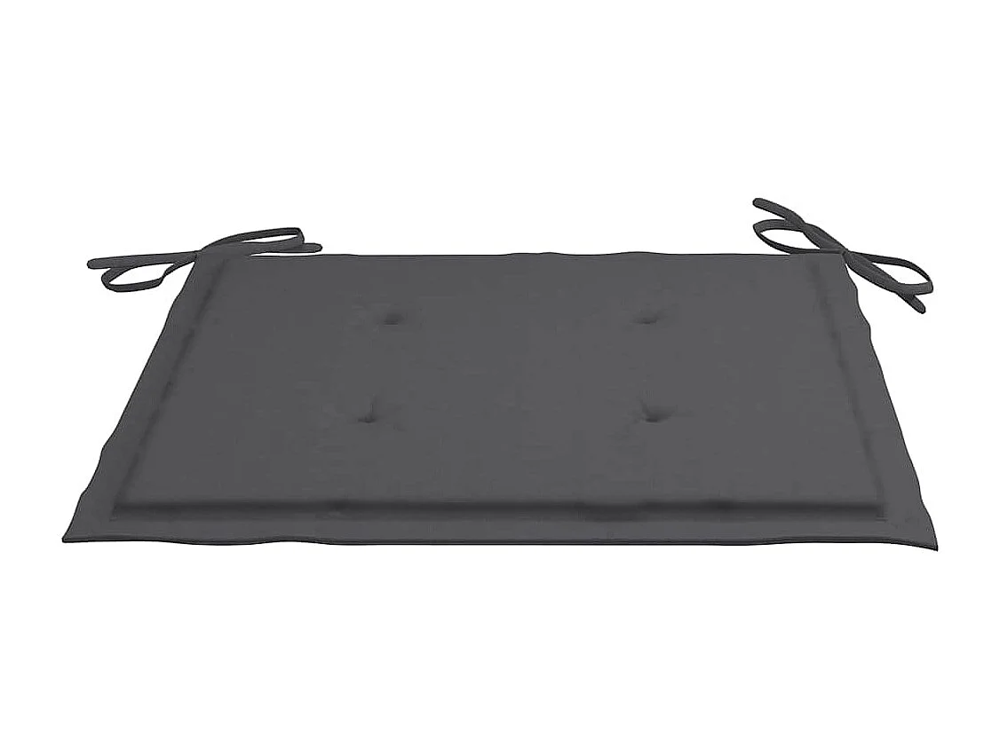 Chaises de jardin 8 pièces avec coussins Bois de teck massif