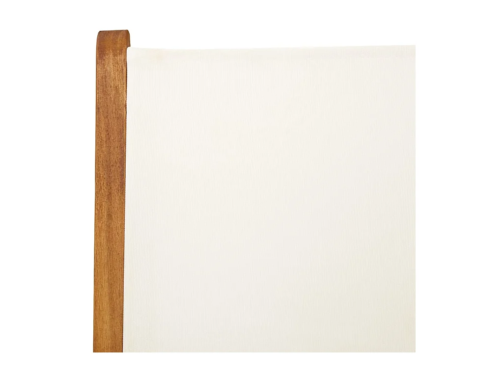 Chaises inclinables de jardin lot de 8 tissu et bois massif