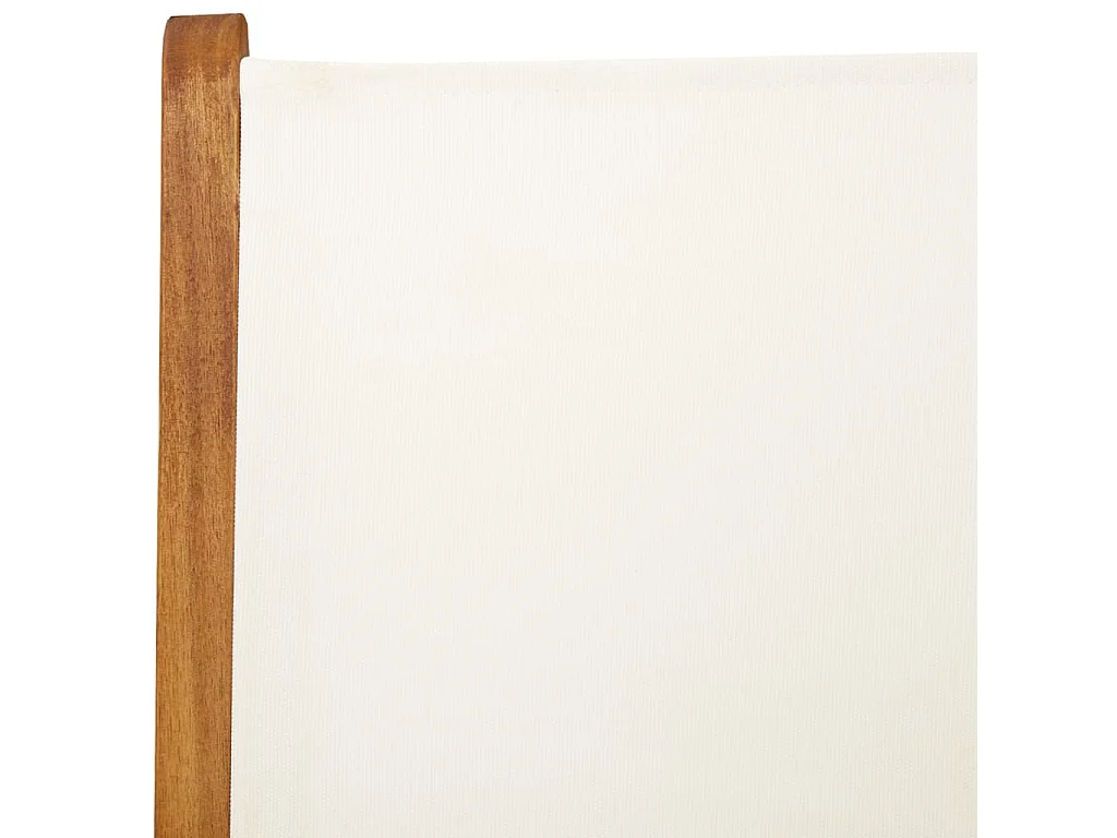 Cadeiras jardim reclin. 8 peças tecido/madeira maciça branco nata