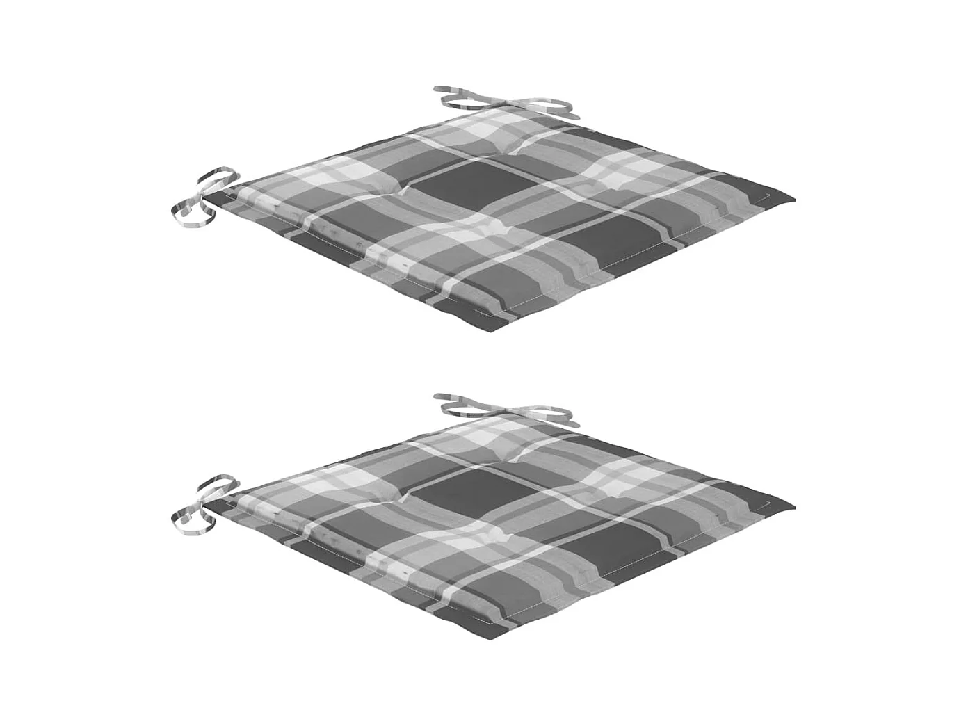 Tuinstoelen 2 stukkenmet kussens massief acaciahout en staal