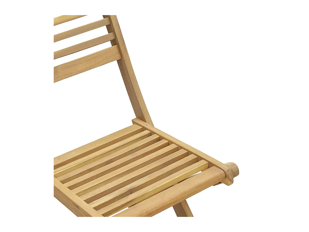 Sillas de jardín plegables 8 unidades madera acacia 48,5x61,5x87 cm
