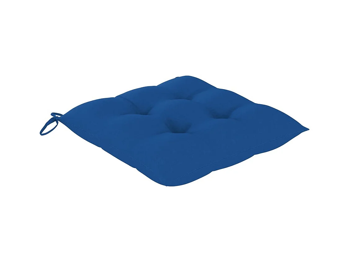 Cadeiras de jardim com almofadões 4 peças madeira de acácia maciça