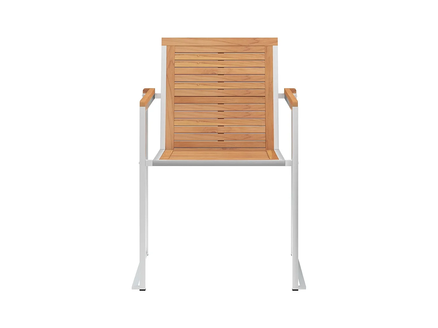 Chaises de jardin 8 pièces avec coussins Bois de teck massif
