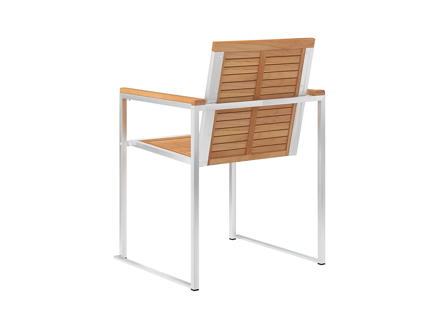 Chaises de jardin 8 pièces avec coussins Bois de teck massif