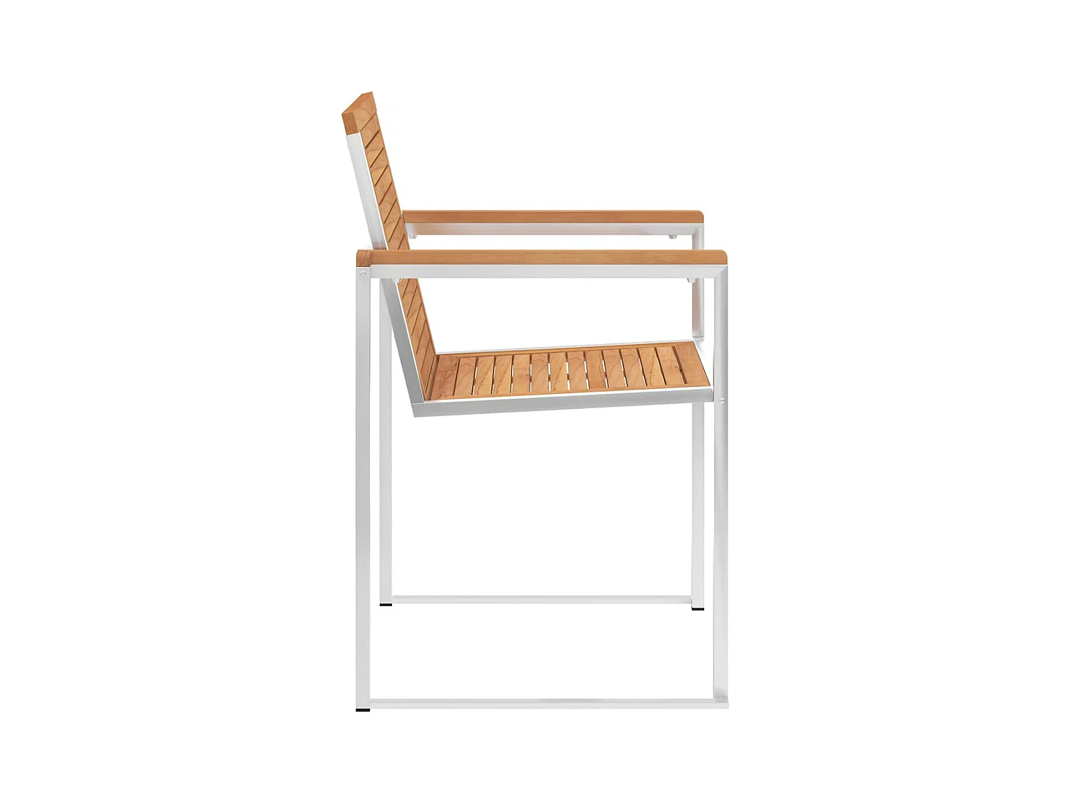 Chaises de jardin 4 pièces avec coussins Bois de teck massif