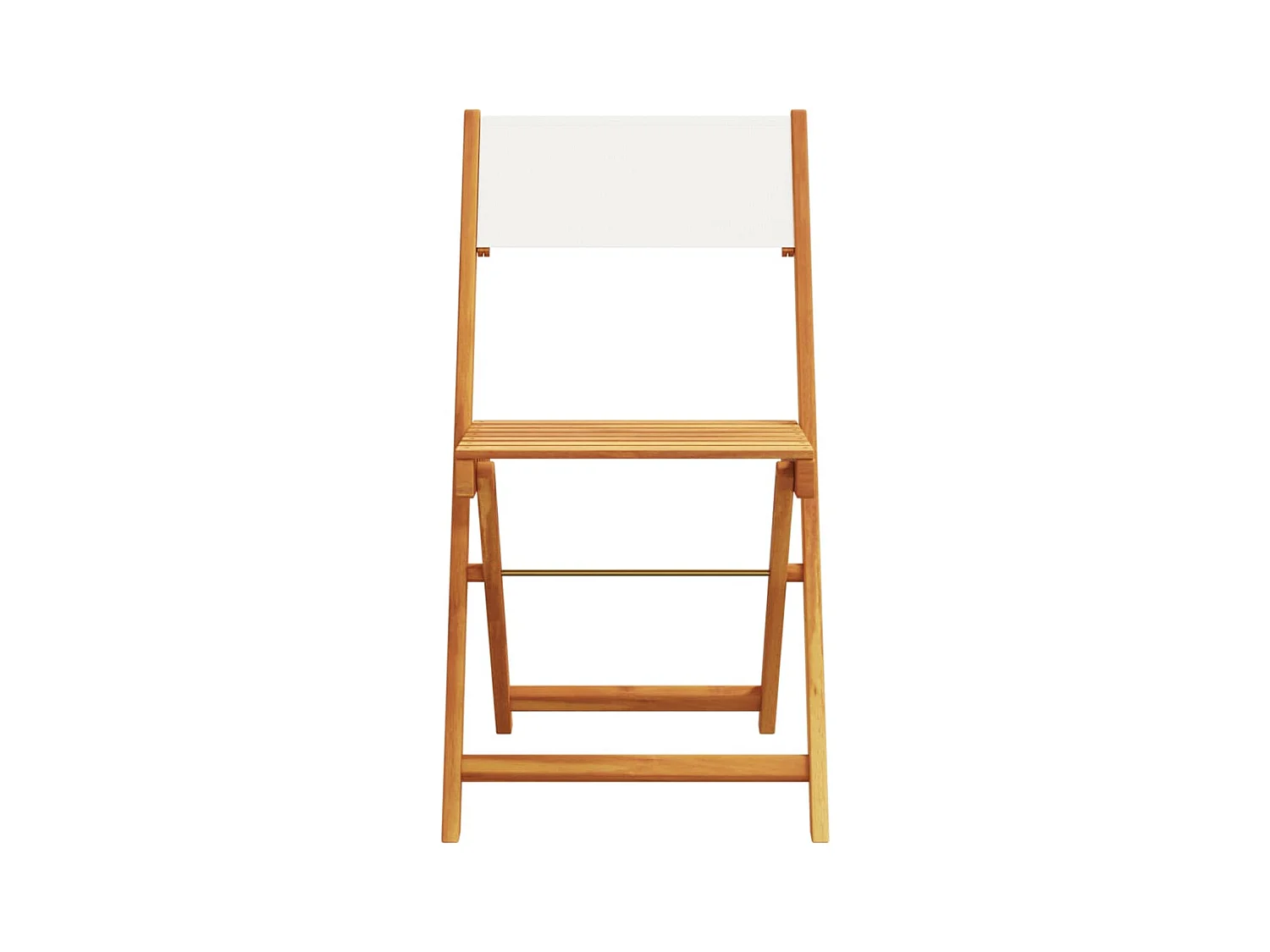 Chaises de jardin pliantes lot de 4 tissu et bois massif