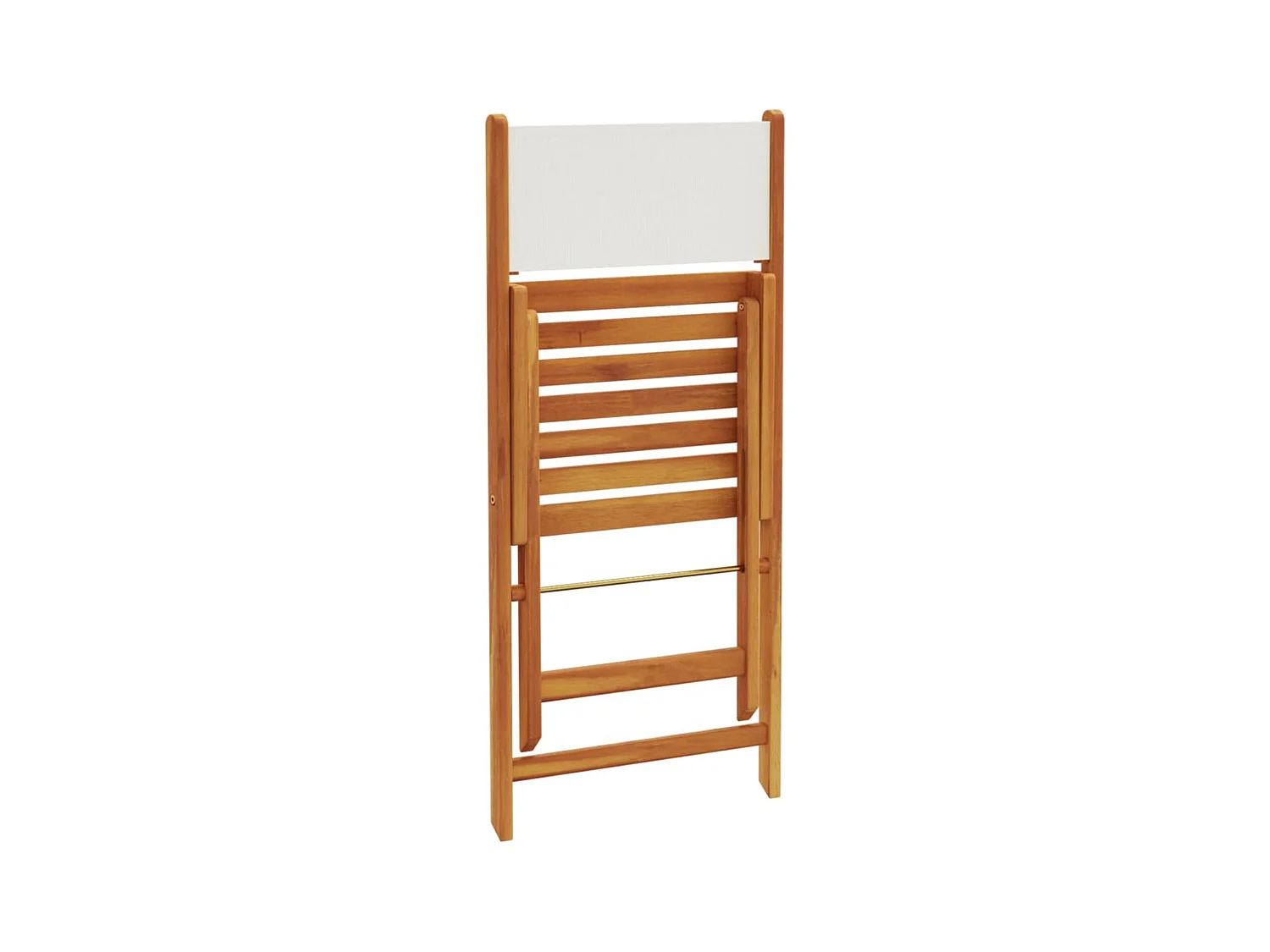 Chaises de jardin pliantes lot de 4 tissu et bois massif