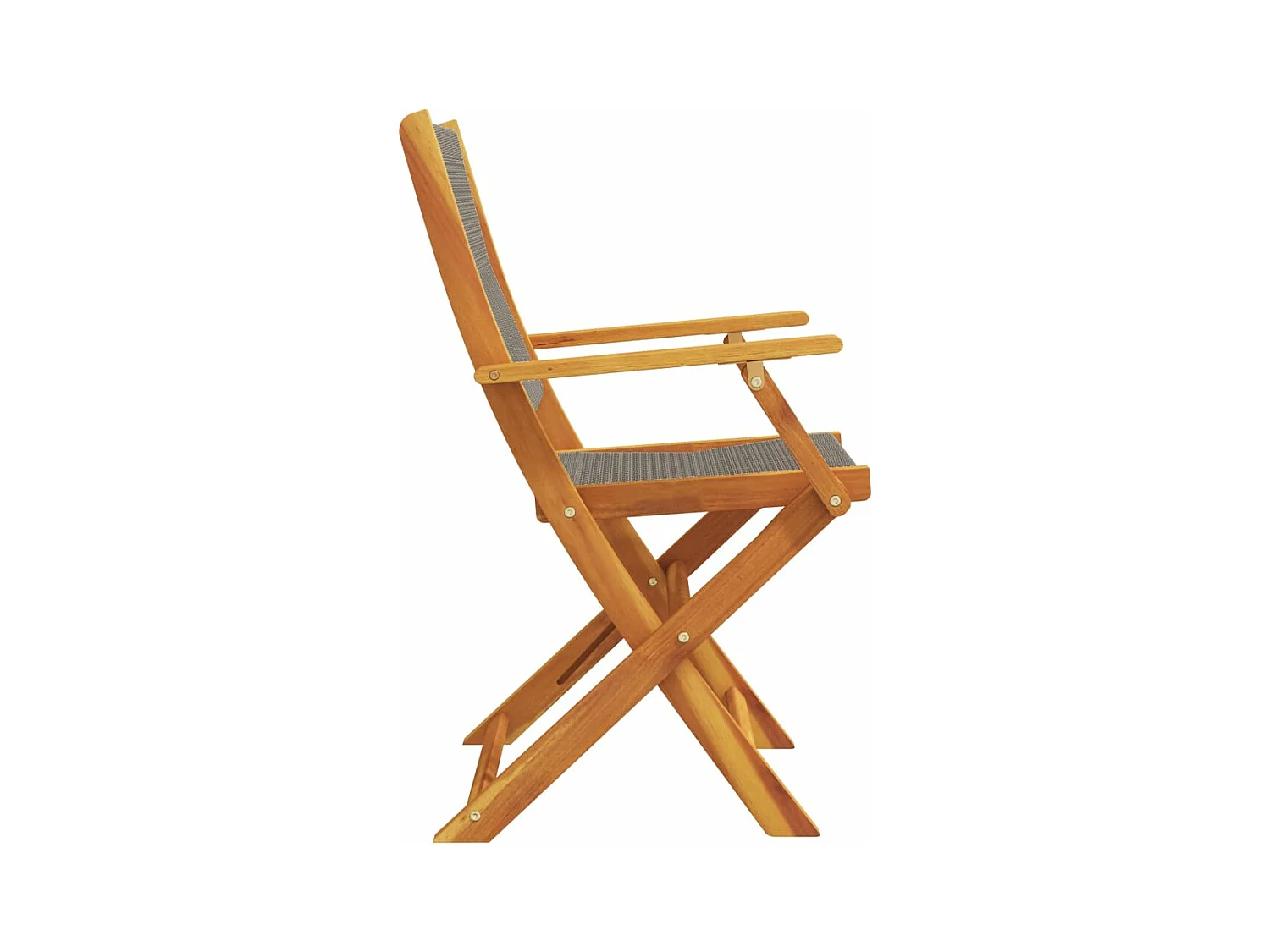 Sillas de jardín plegables 8 unidades madera maciza acacia gris