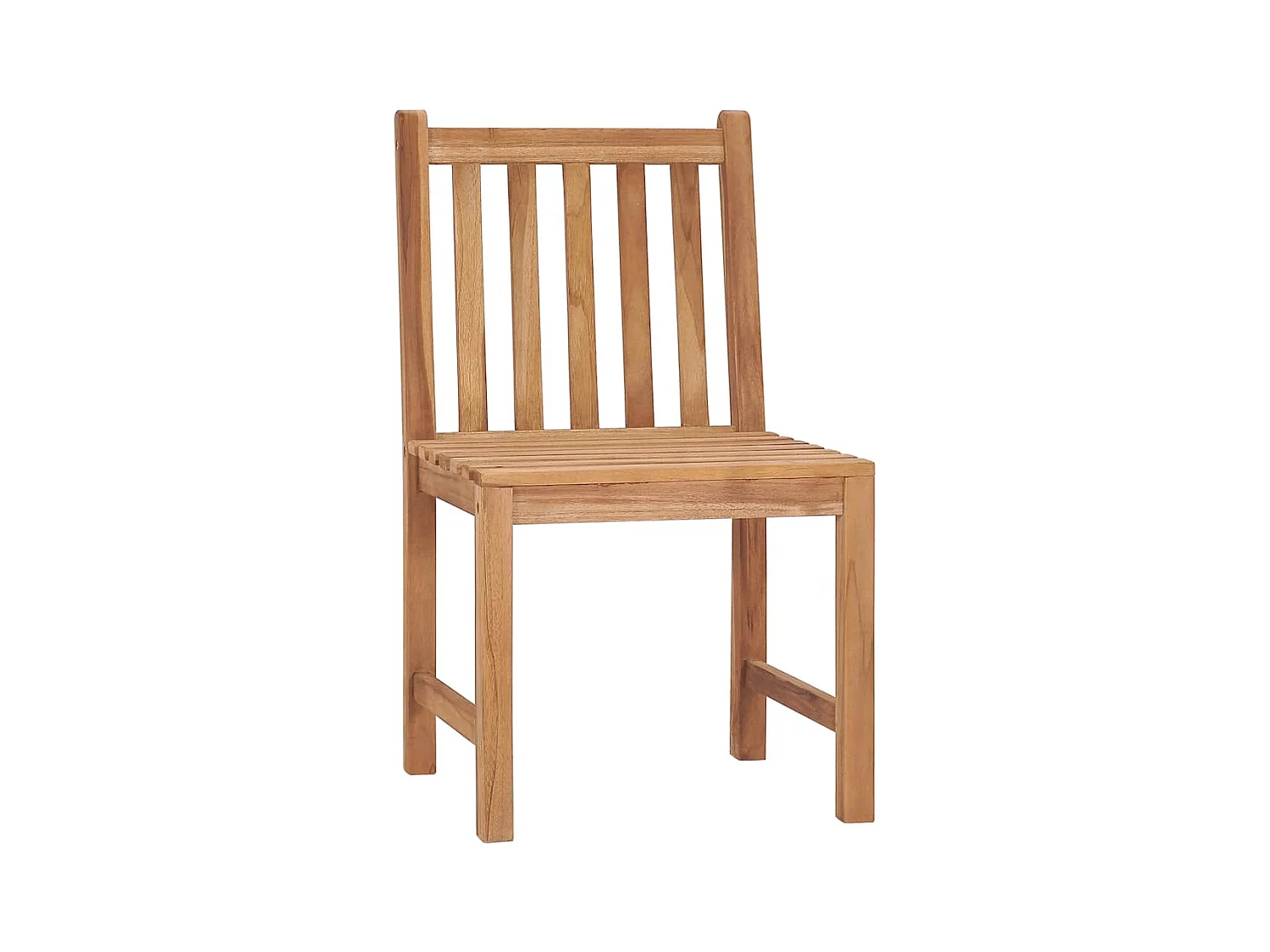 Chaises de jardin 2 pièces avec coussins Bois de teck massif