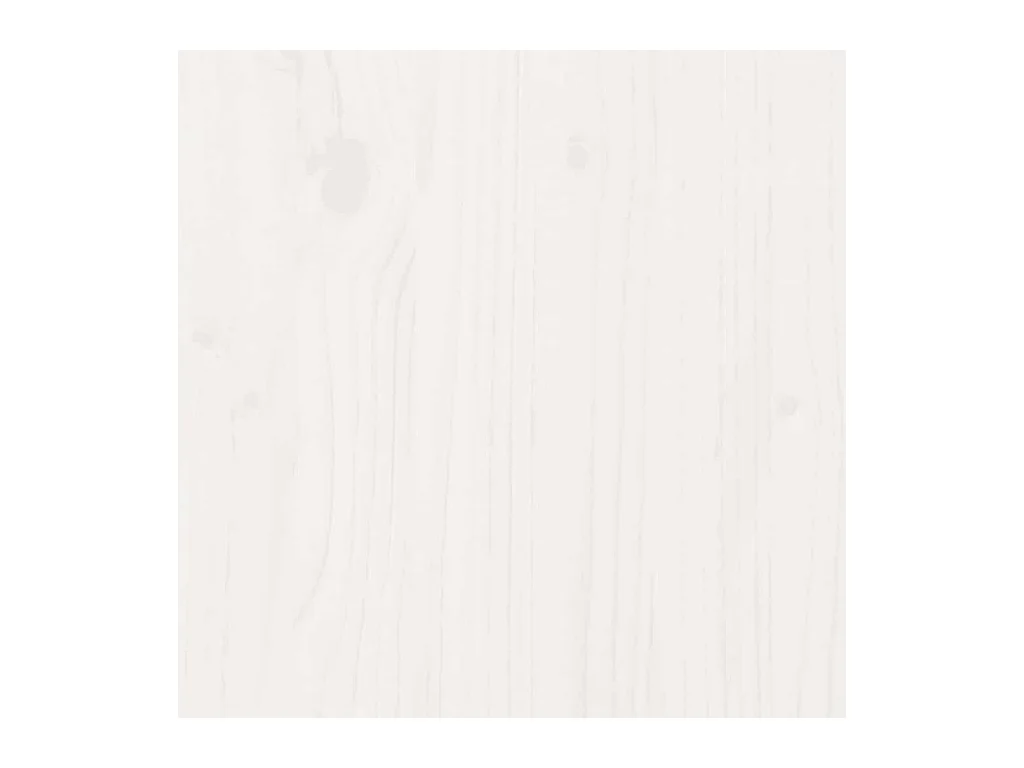 Silla de jardín madera maciza de pino blanco 60x52,5x72 cm