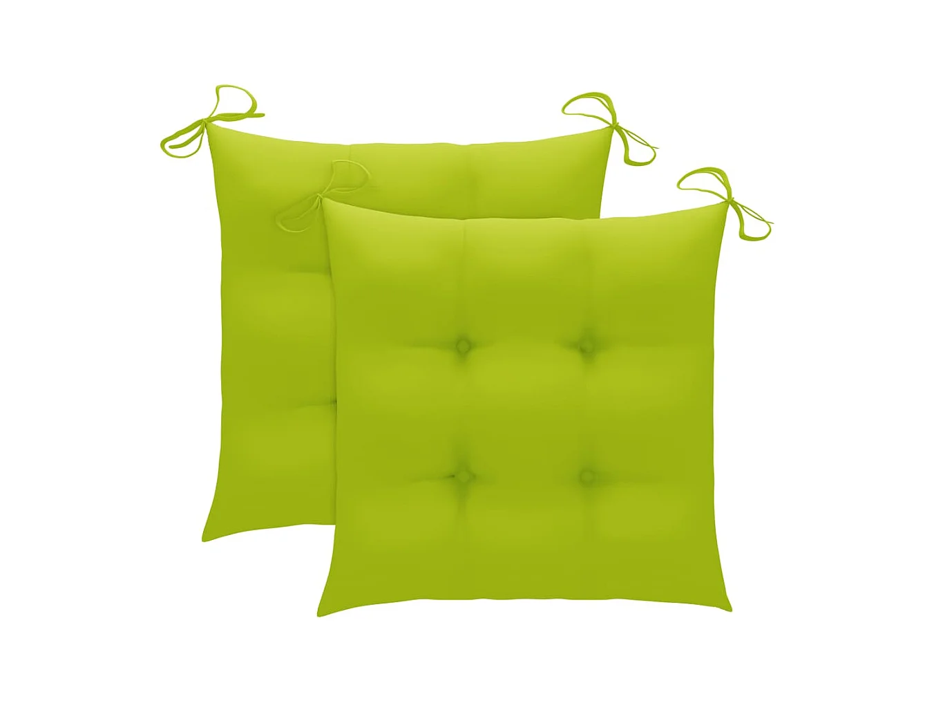 Cadeiras de jardim com almofadões 2 peças teca maciça e aço