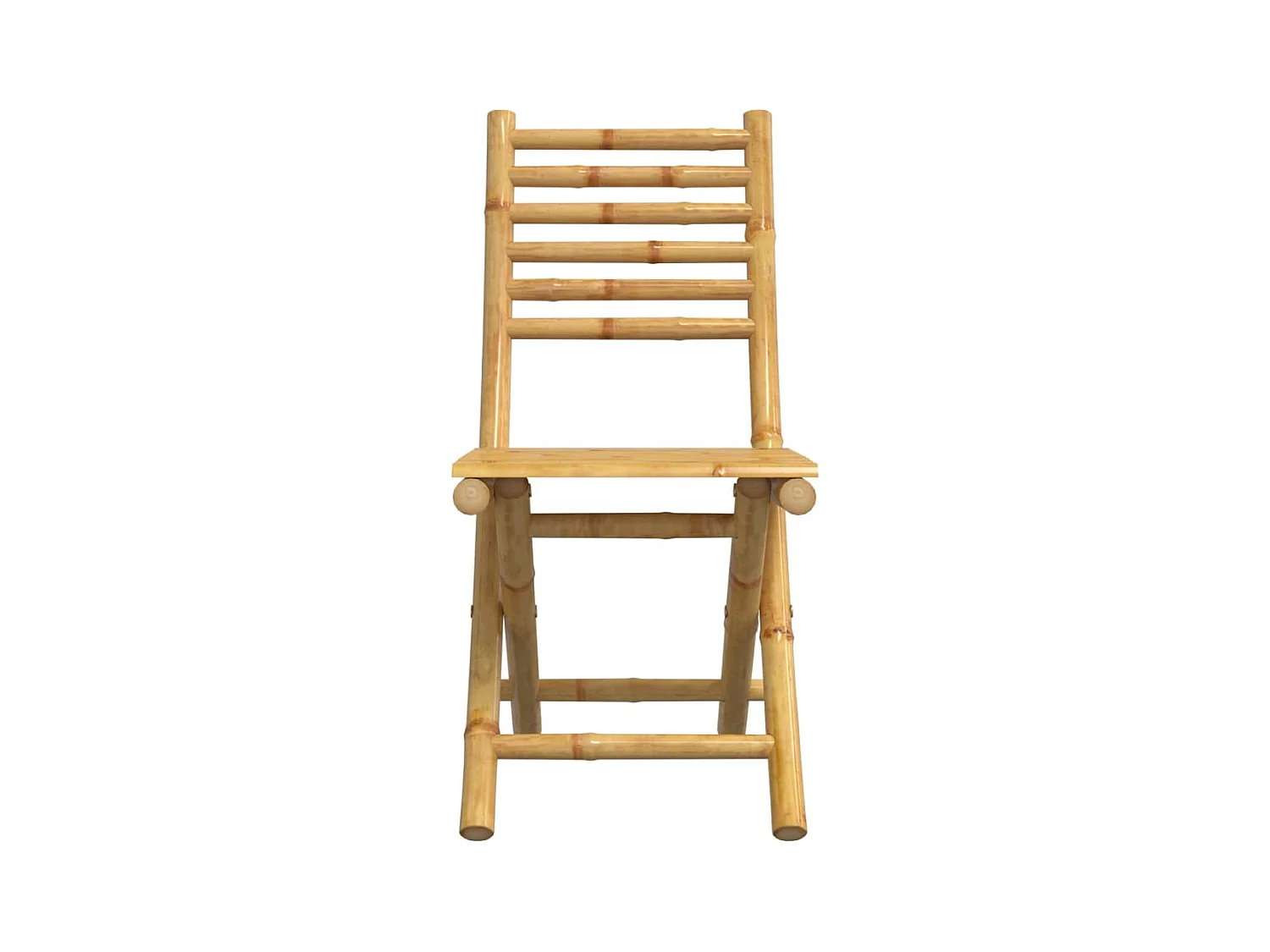 Cadeiras de jardim dobráveis 4 peças 43x54x88 cm bambu