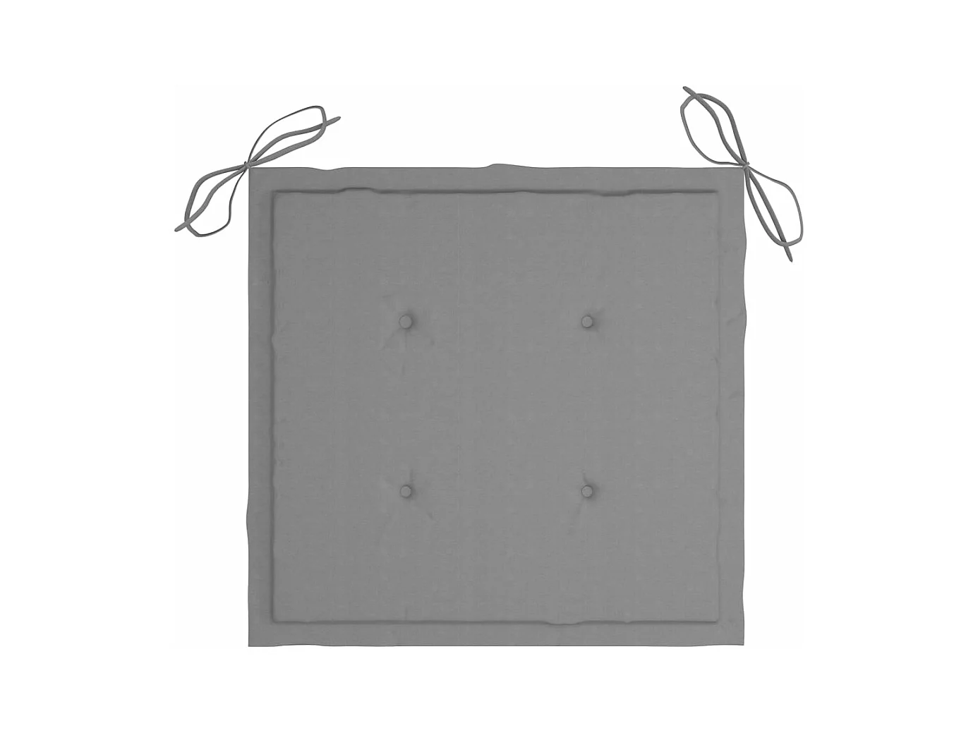 Chaises de jardin 4 pièces avec coussins Bois de teck massif