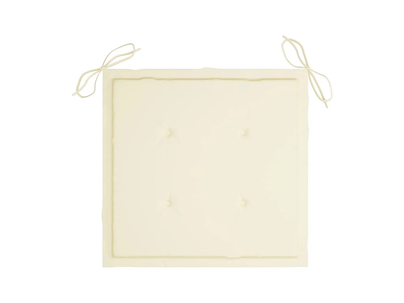 Chaises de jardin avec coussins 2 pièces Acacia solide et acier