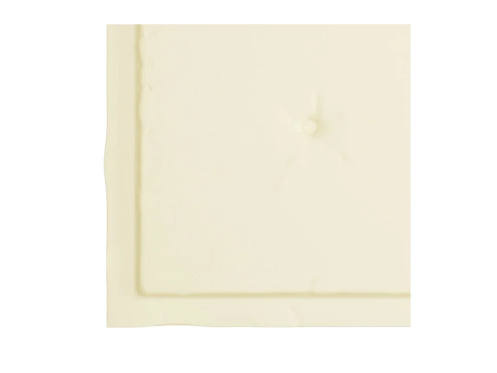 Chaises de jardin avec coussins 2 pièces Acacia solide et acier