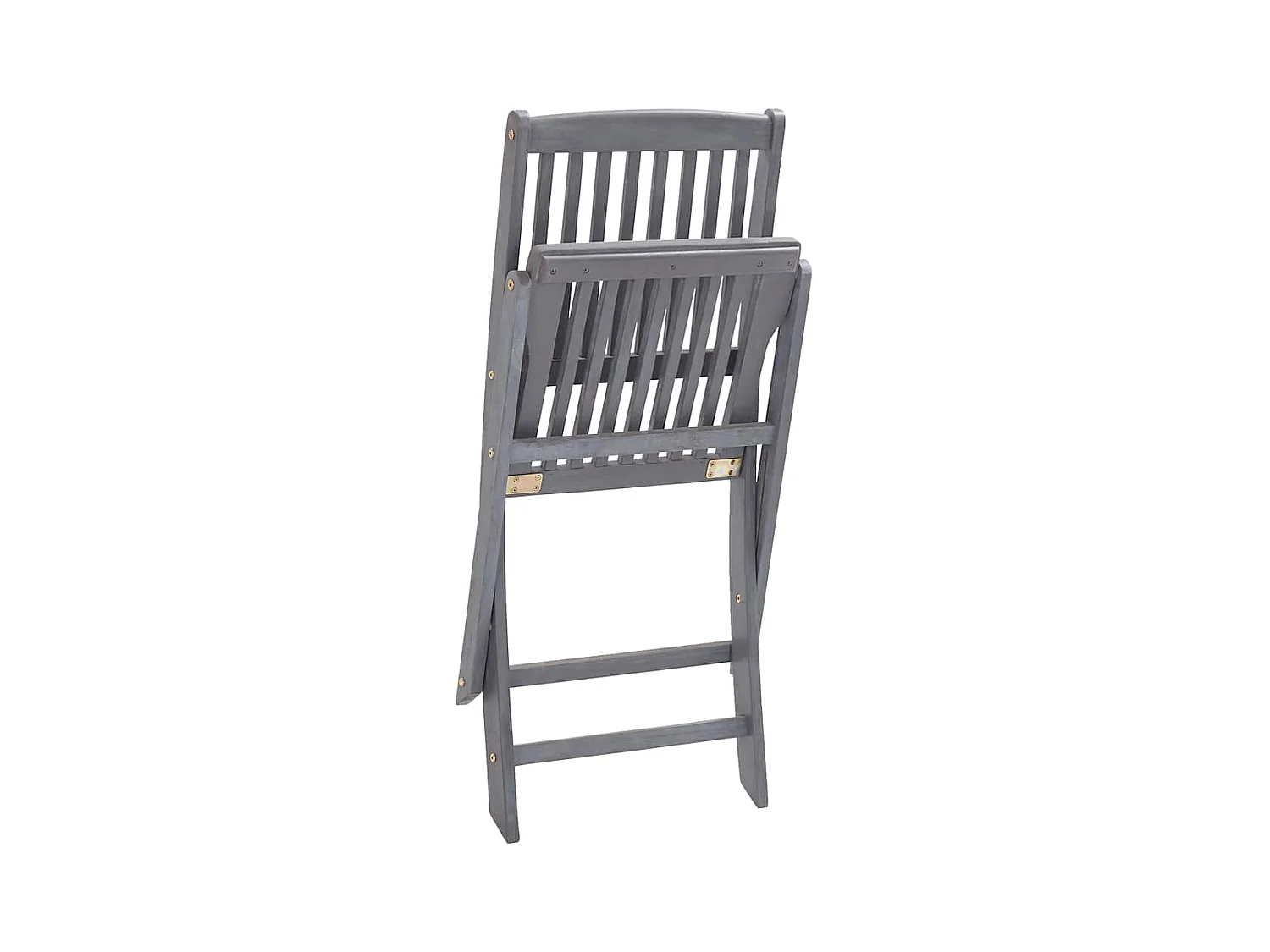 Chaises pliables d'extérieur 6 pièces avec coussins Bois d'acacia